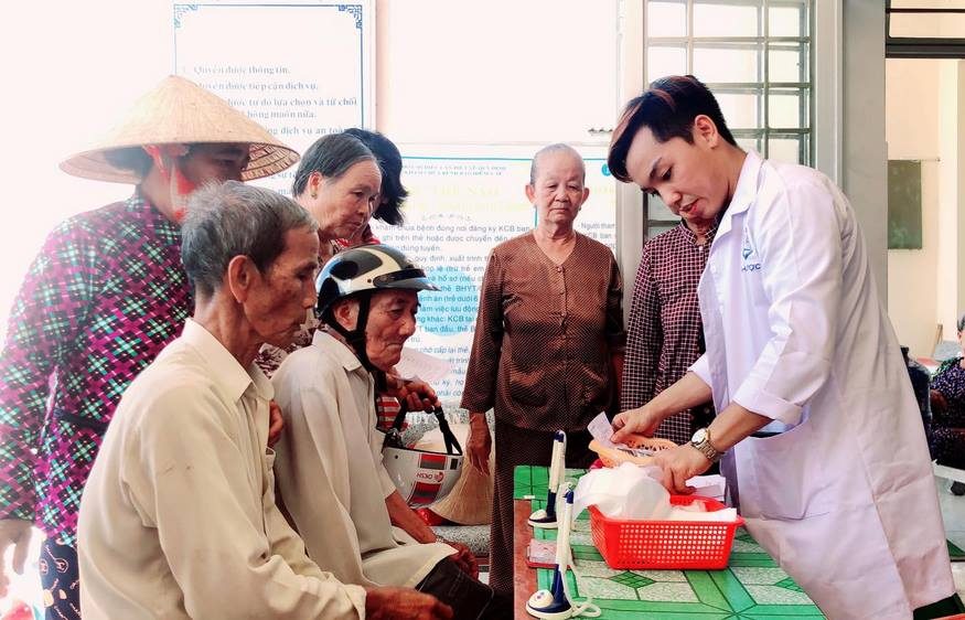 Project 1: Free medical examination and medicines offered to poor people