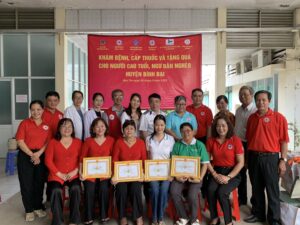 Tài trợ khám chữa bệnh nhân đạo tại Bình Đại - Bến Tre